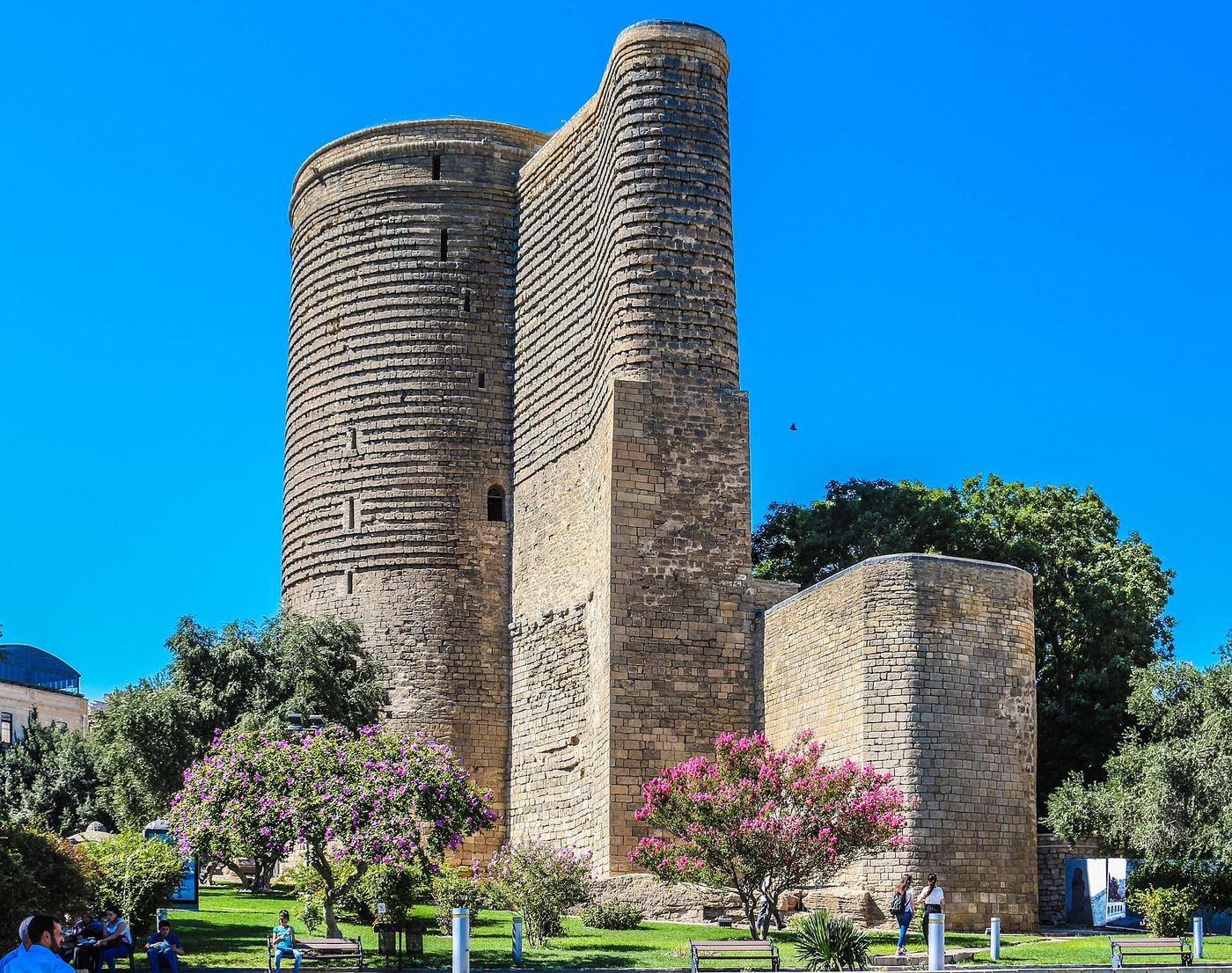 Maiden Tower in Baku, Azerbaijan